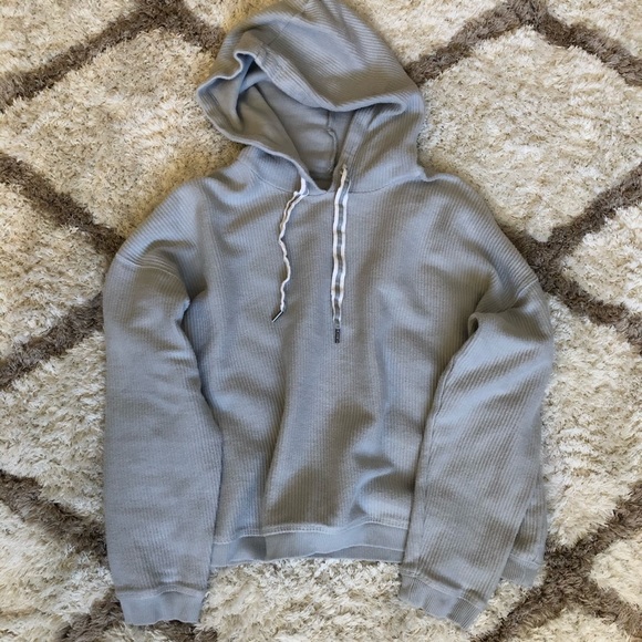 aerie Tops - Aerie ribbed hoodie